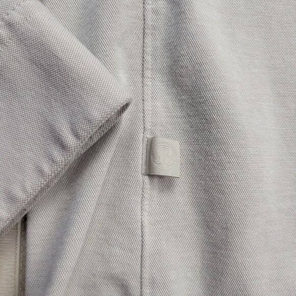lululemon athletica Light Gray Casual Button Down Shirt - Picture 7 of 12